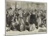 Relief of Paris, Venders of Poultry and Rabbits, Scene Near the Rue Lafayette-Frederick Barnard-Mounted Giclee Print