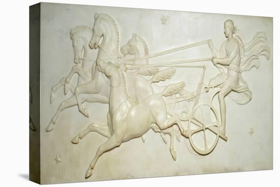 Relief of Phaeton Driving the Chariot of the Sun (Marble)-John Gibson-Stretched Canvas