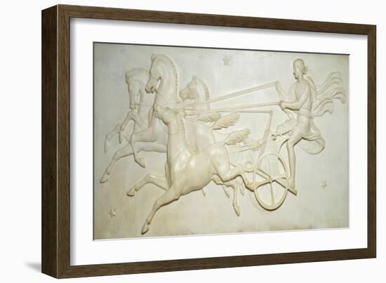 Relief of Phaeton Driving the Chariot of the Sun (Marble)-John Gibson-Framed Giclee Print