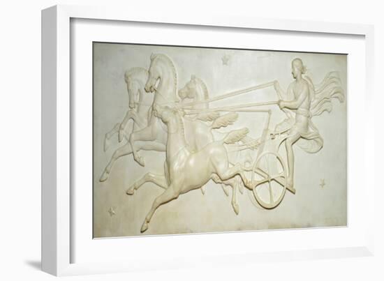 Relief of Phaeton Driving the Chariot of the Sun (Marble)-John Gibson-Framed Giclee Print