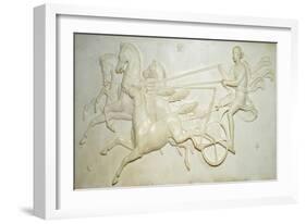 Relief of Phaeton Driving the Chariot of the Sun (Marble)-John Gibson-Framed Giclee Print