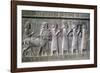 Relief of Syrians or Lydians, the Apadana, Persepolis, Iran-Vivienne Sharp-Framed Photographic Print