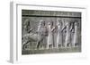 Relief of Syrians or Lydians, the Apadana, Persepolis, Iran-Vivienne Sharp-Framed Photographic Print