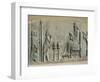 Relief of the Enthronement of Darius, Persepolis, Unesco World Heritage Site, Iran, Middle East-Desmond Harney-Framed Photographic Print