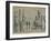 Relief of the Enthronement of Darius, Persepolis, Unesco World Heritage Site, Iran, Middle East-Desmond Harney-Framed Photographic Print