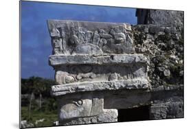 Relief of the God Chac, Temple of the Frescoes, Tulum, Quintana Roo, Mexico-null-Mounted Giclee Print