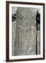 Relief of the goddess Hathor, Temple of Horus, Edfu, Egypt, Ptolemaic Period, c251 BC-c246 BC-Unknown-Framed Giclee Print