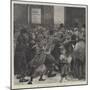 Relief of the Unemployed in London, Giving Out Soup-Tickets-null-Mounted Giclee Print