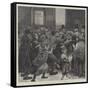 Relief of the Unemployed in London, Giving Out Soup-Tickets-null-Framed Stretched Canvas