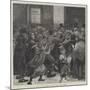 Relief of the Unemployed in London, Giving Out Soup-Tickets-null-Mounted Giclee Print