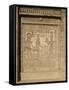 Relief on the Birth-House, Temple of Hathor, Dendera, Egypt, North Africa, Africa-Philip Craven-Framed Stretched Canvas