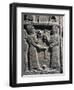 Relief Portraying Two Young People Playing with Spinning Top, from Carchemish, Turkey-null-Framed Giclee Print