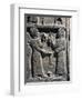 Relief Portraying Two Young People Playing with Spinning Top, from Carchemish, Turkey-null-Framed Giclee Print