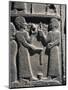 Relief Portraying Two Young People Playing with Spinning Top, from Carchemish, Turkey-null-Mounted Giclee Print