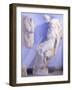 Relief Representing Young Dying Girl Held Up by Handmaid-null-Framed Giclee Print