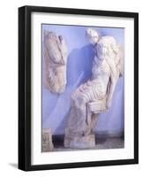 Relief Representing Young Dying Girl Held Up by Handmaid-null-Framed Giclee Print