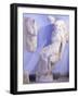 Relief Representing Young Dying Girl Held Up by Handmaid-null-Framed Giclee Print