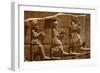 Relief Sculpture of Men Carrying Offerings on the Walls of Persepolis. Persepolis, Iran., 1990S (Ph-James L Stanfield-Framed Giclee Print