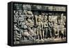 Relief Showing Scene from a Sutra, Barabudur, Java, C750-850-null-Framed Stretched Canvas