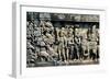 Relief Showing Scene from a Sutra, Barabudur, Java, C750-850-null-Framed Photographic Print