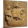 Relief Showing Venetian Galleon-Michele San Micheli-Mounted Giclee Print
