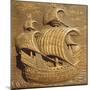 Relief Showing Venetian Galleon-Michele San Micheli-Mounted Giclee Print