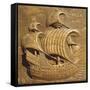 Relief Showing Venetian Galleon-Michele San Micheli-Framed Stretched Canvas