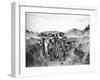 Relief Soldiers in a Trench in Champagne, 1915-16-Jacques Moreau-Framed Photographic Print