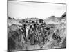 Relief Soldiers in a Trench in Champagne, 1915-16-Jacques Moreau-Mounted Photographic Print