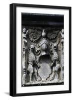 Relief with Coat of Arms, Corcelles Castle-null-Framed Giclee Print