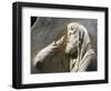 Relief with Old Bearded Man in Profile Identifiable with the God Saturn, Due to the Greek Name Aion-null-Framed Giclee Print