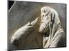 Relief with Old Bearded Man in Profile Identifiable with the God Saturn, Due to the Greek Name Aion-null-Mounted Giclee Print