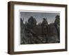 Reliefs at Dawn, from British Artists at the Front, Continuation of the Western Front, 1918-Christopher Richard Wynne Nevinson-Framed Giclee Print