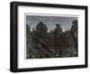 Reliefs at Dawn, from British Artists at the Front, Continuation of the Western Front, 1918-Christopher Richard Wynne Nevinson-Framed Giclee Print