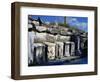 Reliefs Depicting Gladiators Along Sacred Way or Street in Marble, Ephesus, Turkey-null-Framed Premium Giclee Print