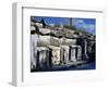 Reliefs Depicting Gladiators Along Sacred Way or Street in Marble, Ephesus, Turkey-null-Framed Premium Giclee Print