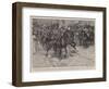 Relieved at Last, the Volunteer Cavalry Which First Reached Ladysmith Cheering Sir George White-Frank Craig-Framed Giclee Print