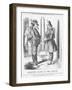 Relieving Guard at the Vatican, 1864-John Tenniel-Framed Giclee Print