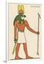 Religion, Egypt, Horus-null-Framed Art Print