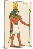 Religion, Egypt, Horus-null-Mounted Art Print