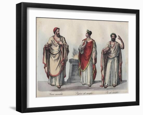 Religion in Ancient Rome-Stefano Bianchetti-Framed Giclee Print