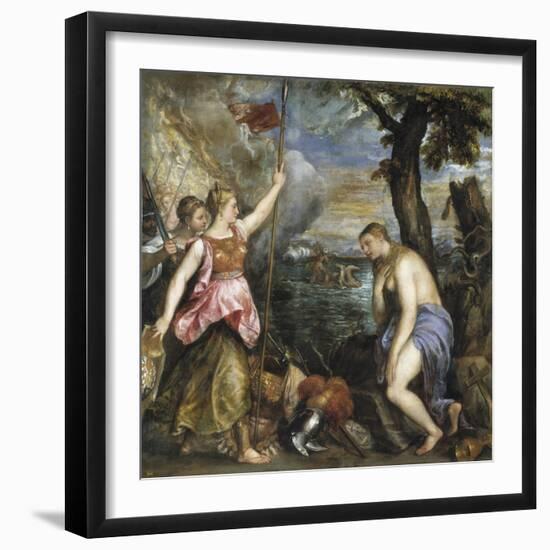 Religion Saved by Spain-Titian (Tiziano Vecelli)-Framed Giclee Print