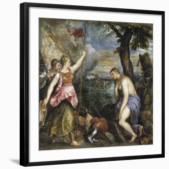 Religion Saved by Spain-Titian (Tiziano Vecelli)-Framed Giclee Print