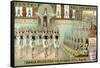 Religious Dance in the Temple of Isis, Egypt-null-Framed Stretched Canvas