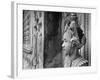 Religious Dancer at Temple of Angkor Wat, Wearing Richly Embroidered and Ornamented Costumes-Eliot Elisofon-Framed Photographic Print