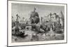 Religious Festival at Benares. Varanasi-null-Mounted Giclee Print