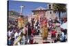 Religious Festival in Preparation for the Corpus Christi Festival, Urcos, Peru, South America-Peter Groenendijk-Stretched Canvas