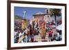 Religious Festival in Preparation for the Corpus Christi Festival, Urcos, Peru, South America-Peter Groenendijk-Framed Photographic Print