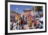 Religious Festival in Preparation for the Corpus Christi Festival, Urcos, Peru, South America-Peter Groenendijk-Framed Photographic Print