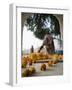 Religious Flower Offerings, at Golden Temple in Amritsar, Punjab, India-David H. Wells-Framed Photographic Print